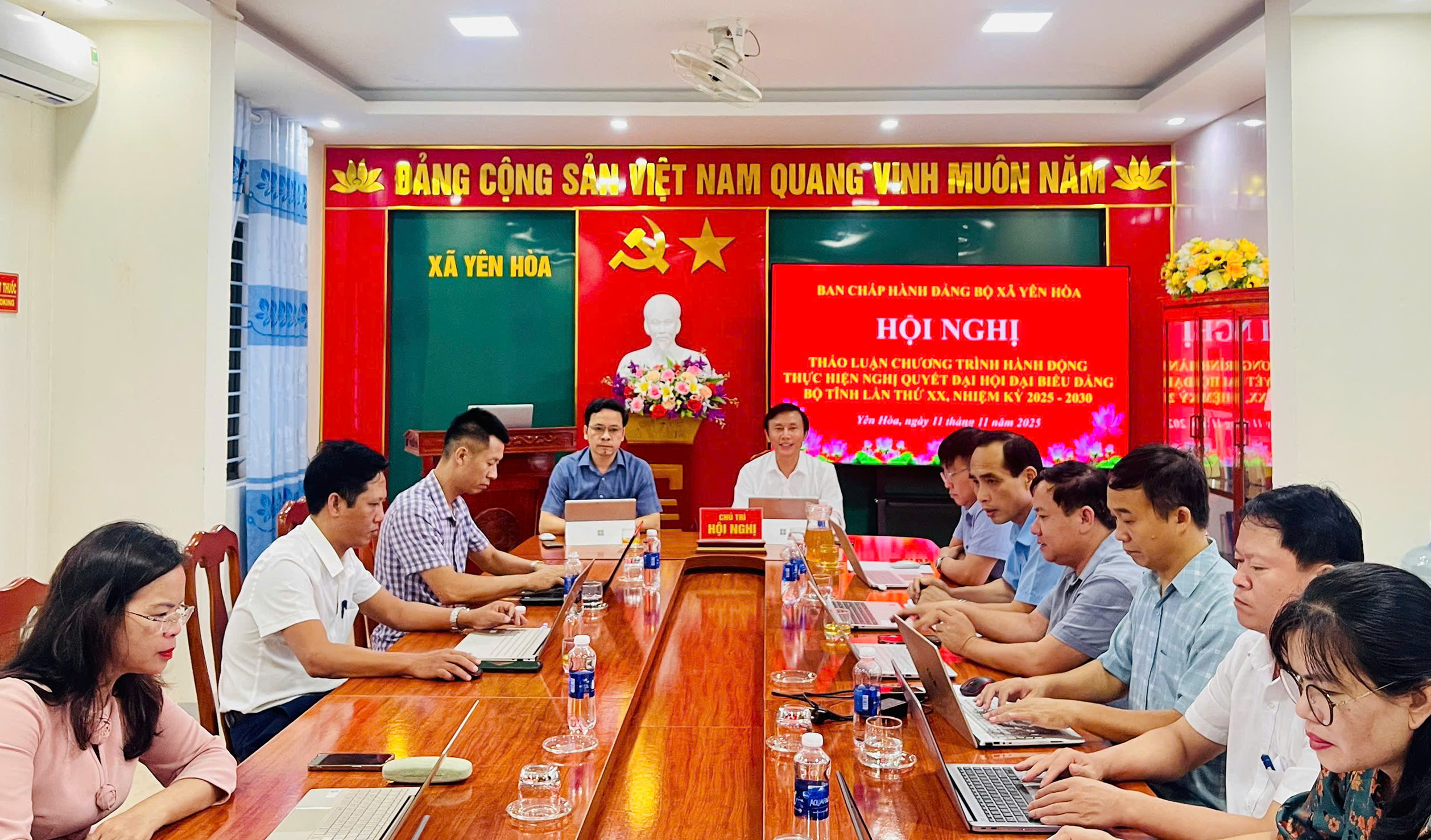 Đảng bộ xã Yên Hòa: Thống nhất giải pháp, quyết tâm đưa Nghị quyết Đại hội Đảng bộ tỉnh lần thứ XX vào cuộc sống