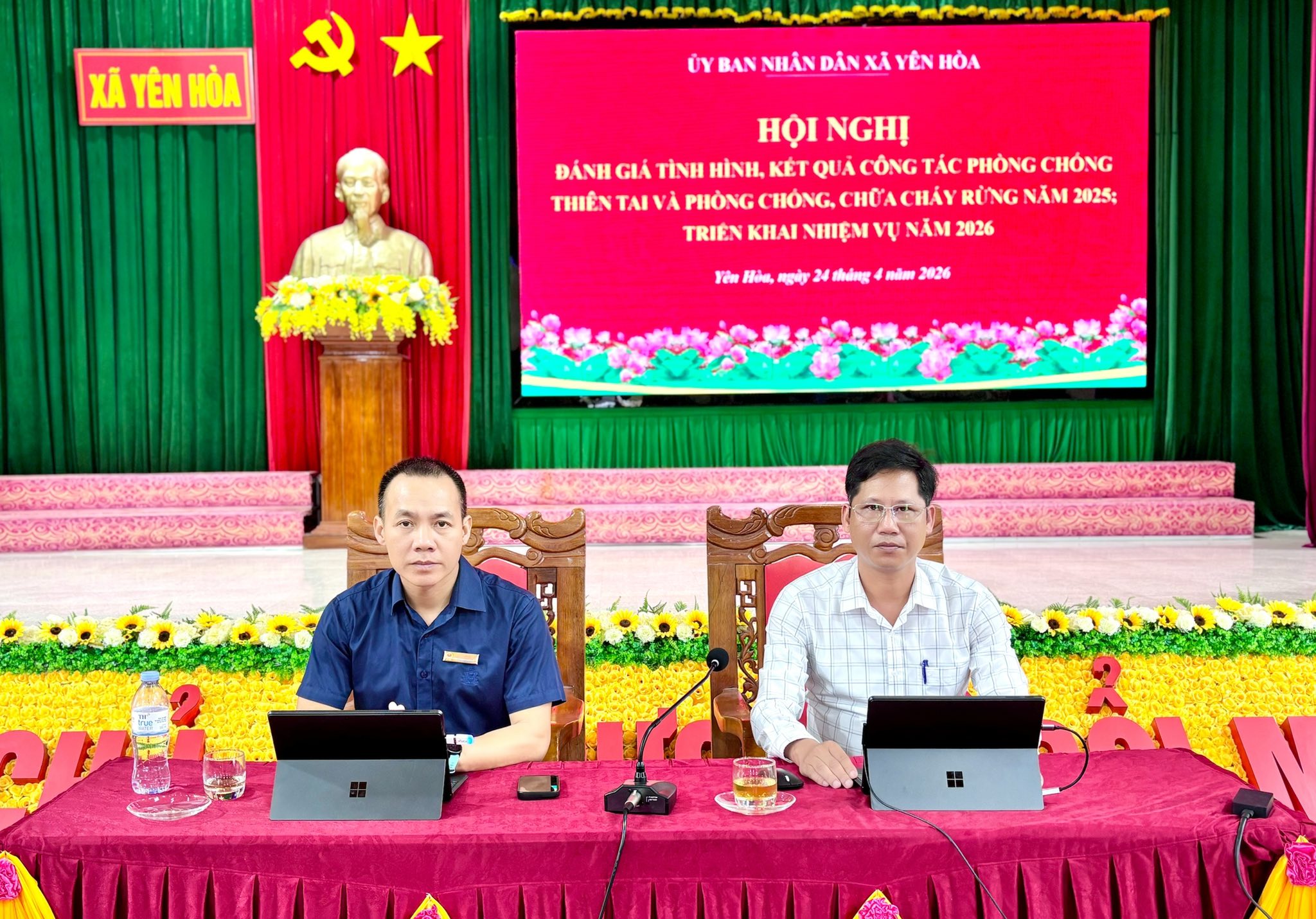 Xã Yên Hòa đánh giá công tác phòng chống thiên tai và phòng chống cháy rừng năm 2025