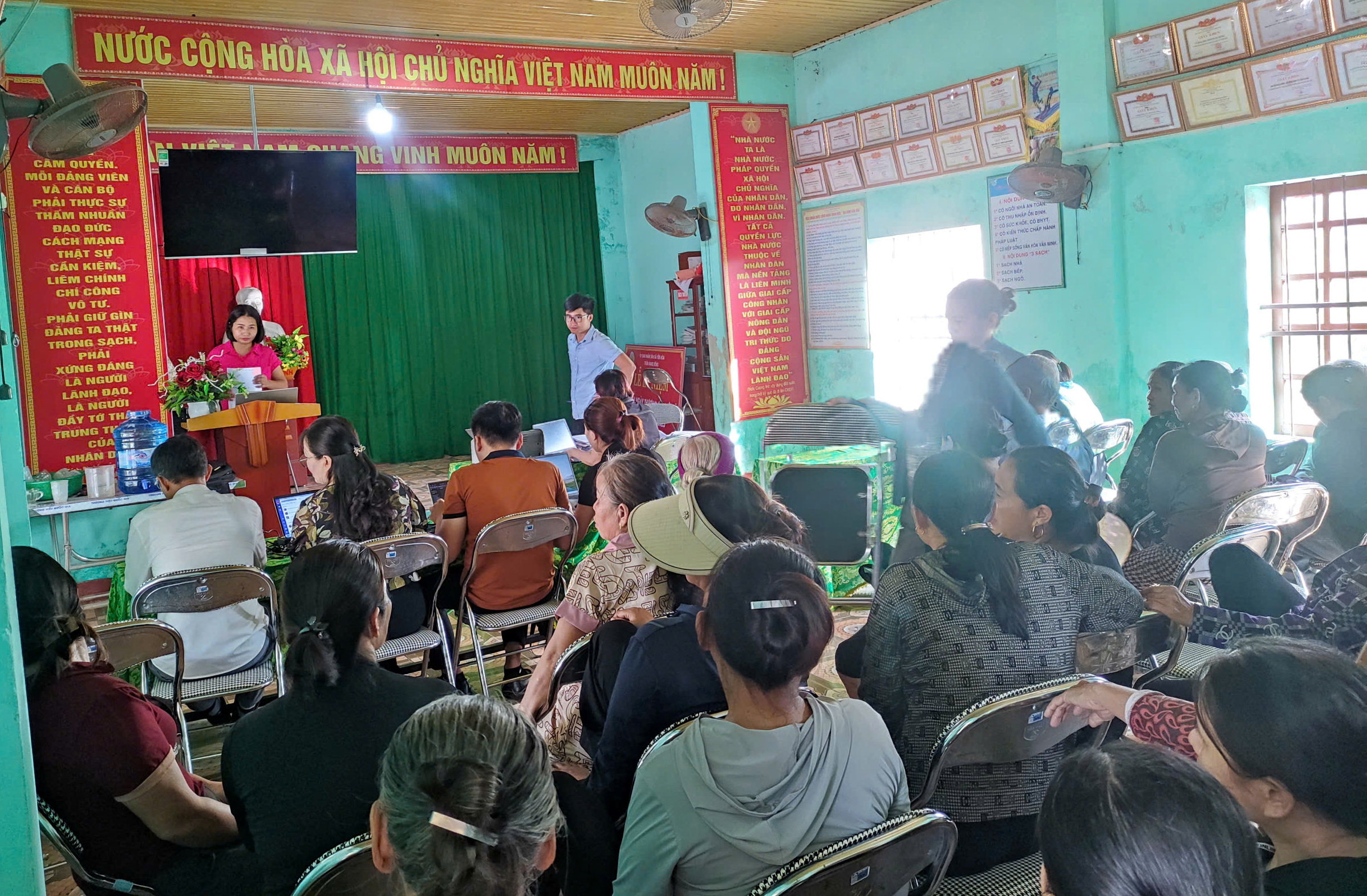 Xã Yên Hòa đẩy nhanh tiến độ GPMB Dự án Công viên nghĩa trang Thiên Cầm