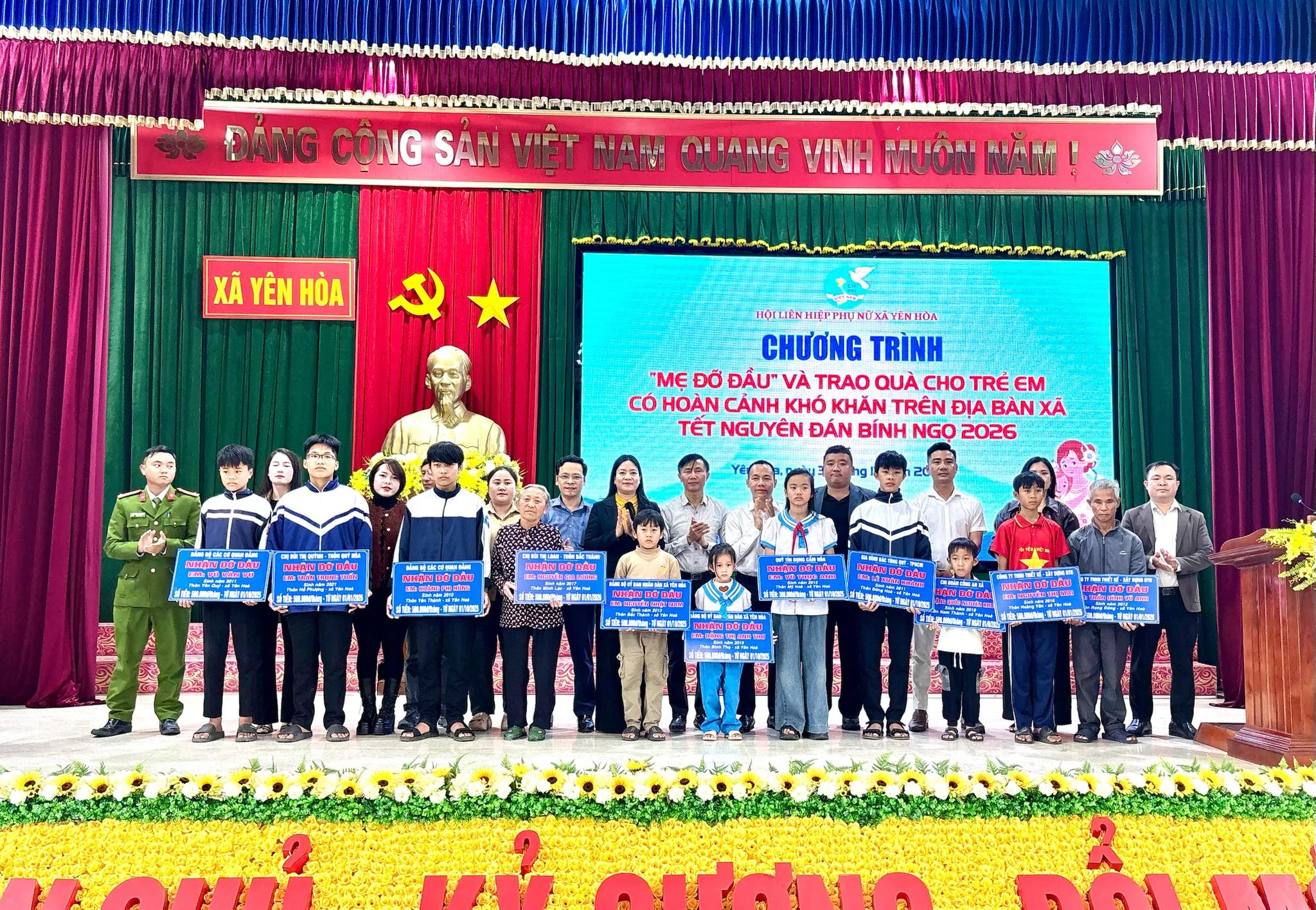 “Mẹ đỡ đầu” - điểm tựa yêu thương cho trẻ em có hoàn cảnh khó khăn xã Yên Hòa