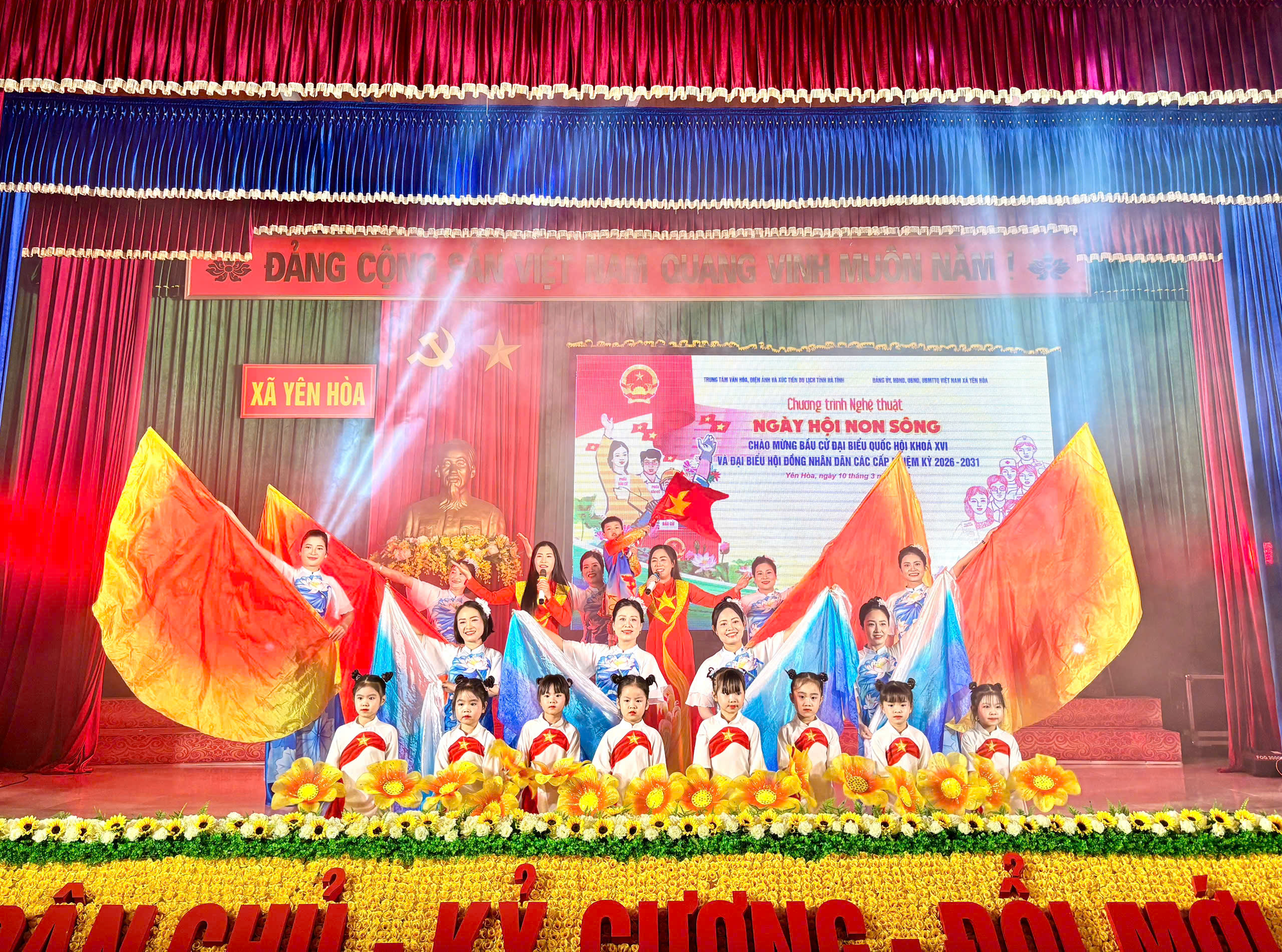 Xã Yên Hòa đặc sắc chương trình nghệ thuật "Ngày hội non sông"