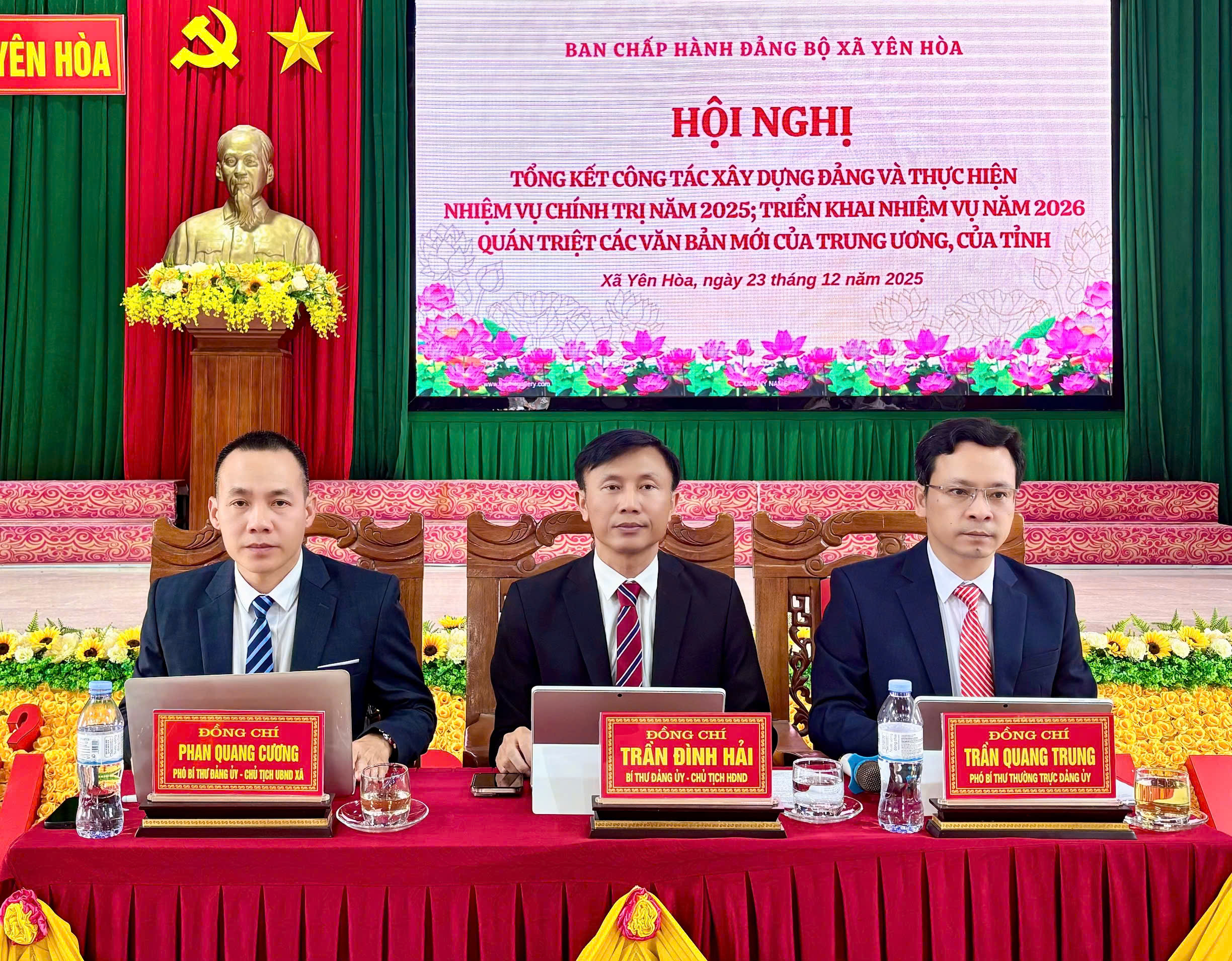 Đảng bộ xã Yên Hòa tổng kết công tác xây dựng Đảng và thực hiện nhiệm vụ chính trị năm 2025