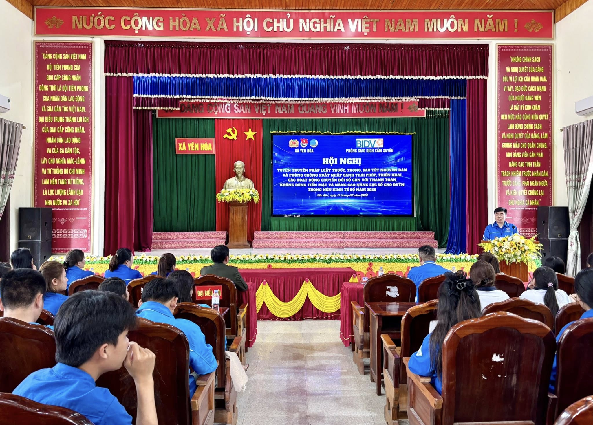 Tuổi trẻ xã Yên Hòa tích cực tuyên truyền pháp luật và đẩy mạnh chuyển đổi số năm 2026