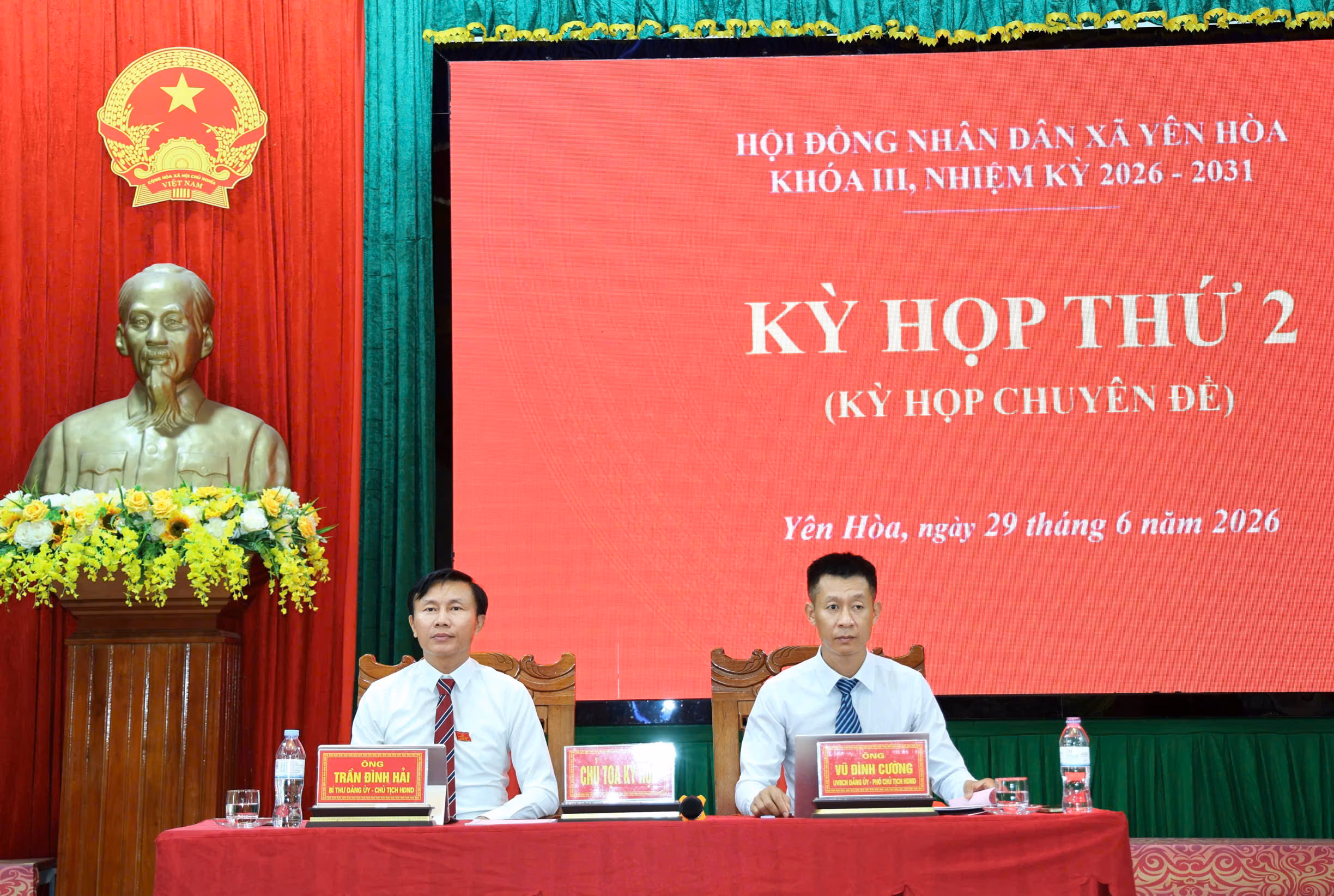 HĐND xã Yên Hòa thông qua Nghị quyết về sắp xếp các thôn trên địa bàn xã