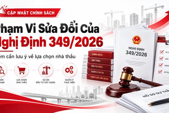Nghị định sửa đổi, bổ sung một số điều của các Nghị định quy định chi tiết một số điều và biện pháp thi hành Luật Đấu thầu về lựa chọn nhà thầu