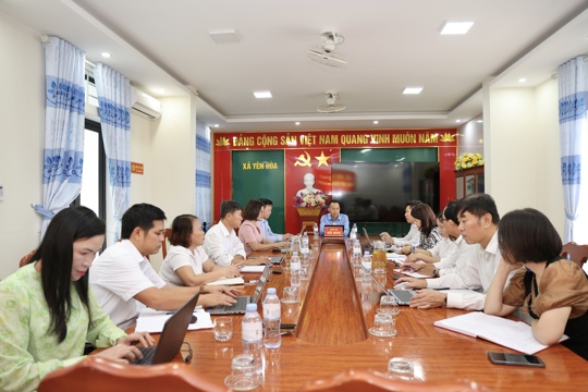 Yên Hòa tổ chức làm việc với Ban Giám hiệu các trường sau sáp nhập 