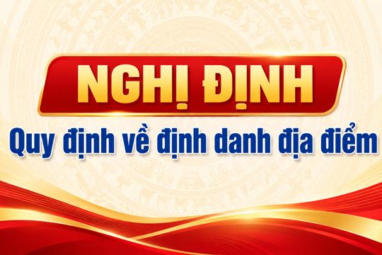 Nghị định Quy định về định danh địa điểm