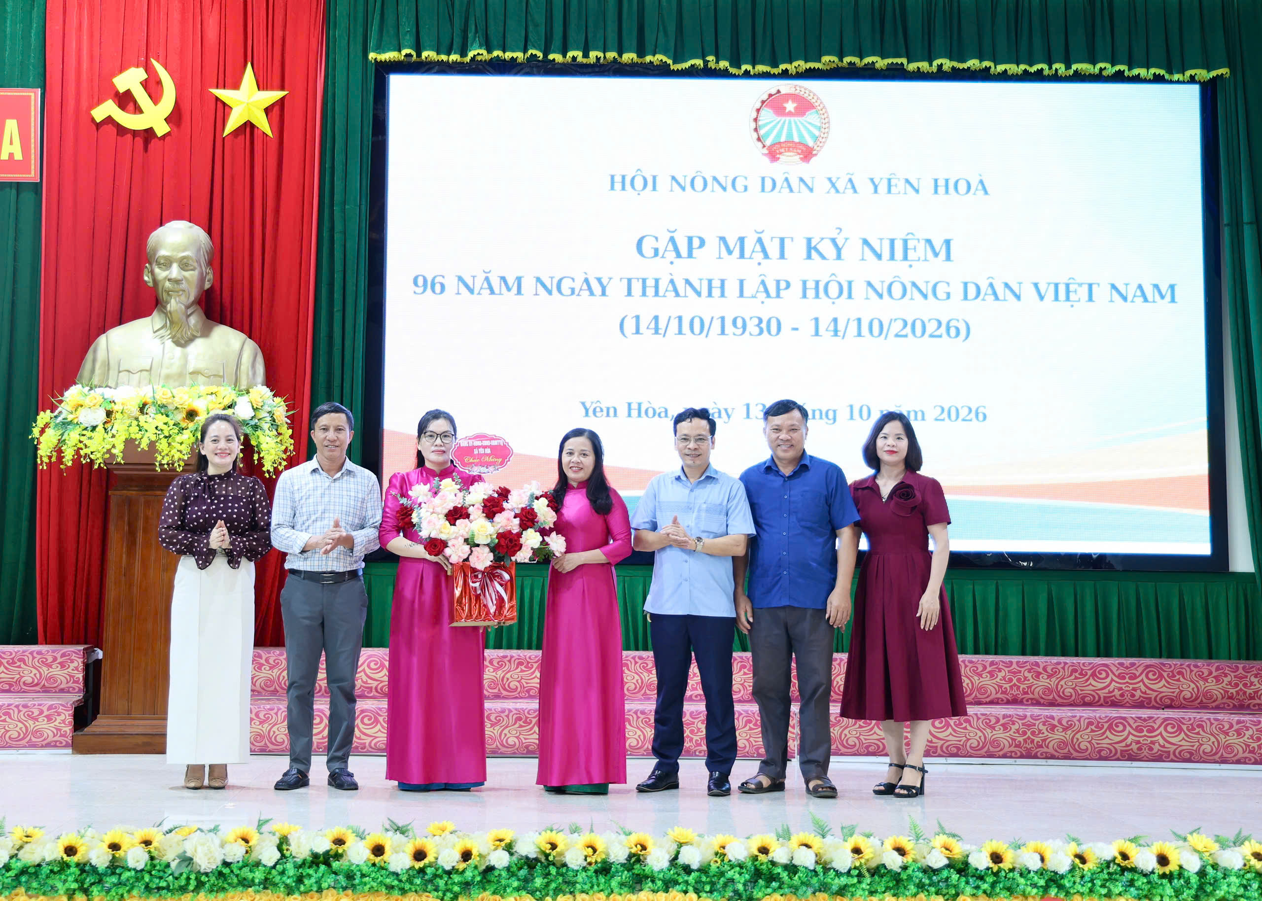 Hội Nông dân xã Yên Hòa gặp mặt kỷ niệm 96 năm ngày thành lập Hội Nông dân Việt Nam
