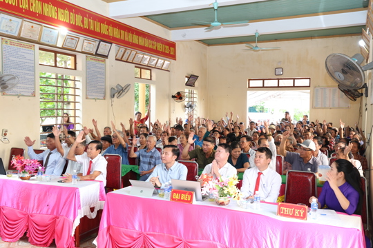 Yên Hòa tổ chức thành công bầu cử trưởng thôn nhiệm kỳ 2026 - 2031