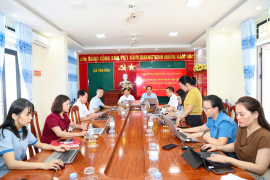 HĐND xã Yên Hoà họp thẩm tra chuẩn bị kỳ họp thứ 4 HĐND xã khóa III