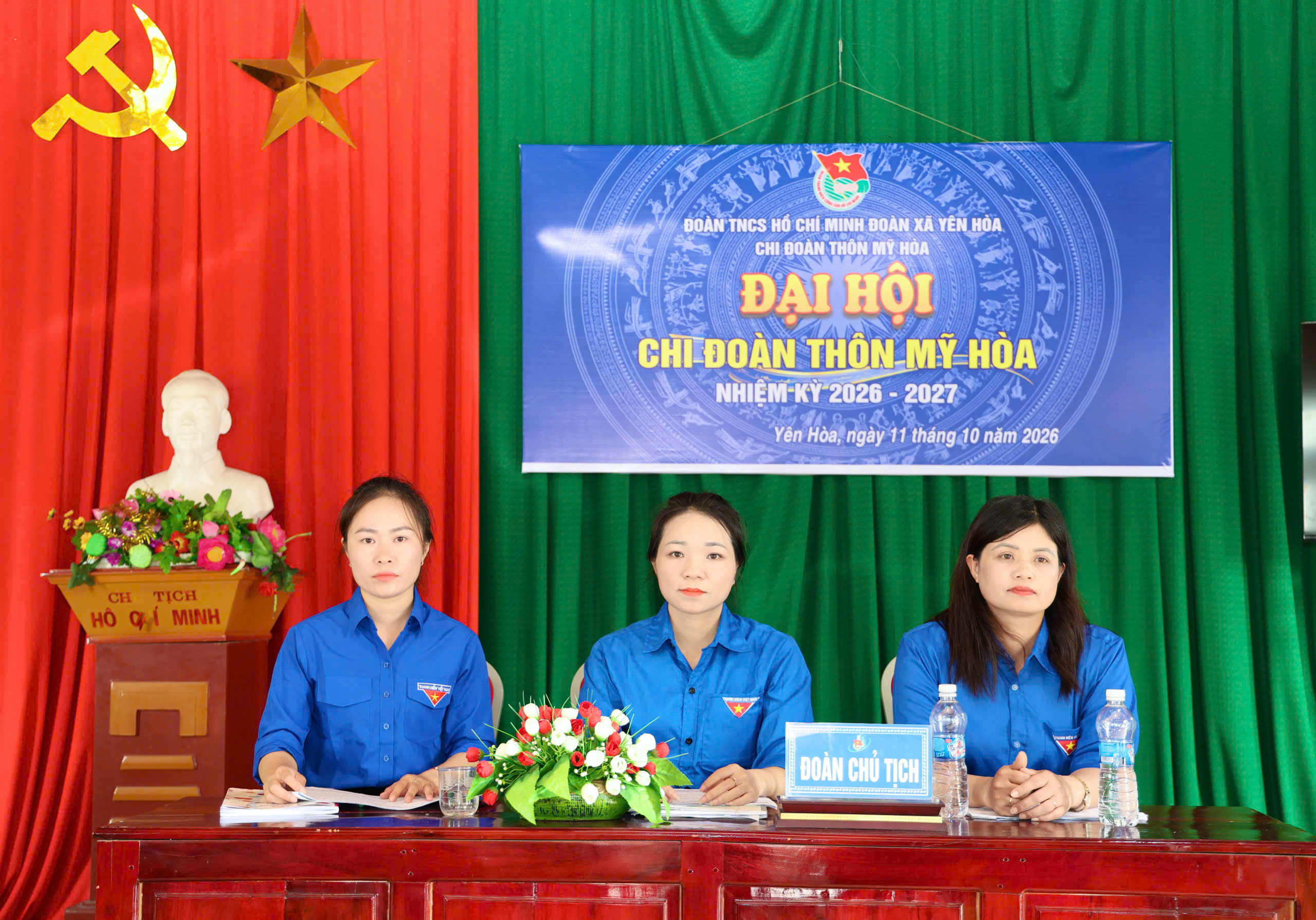 Chi đoàn thôn Mỹ Hoà tổ chức Đại hội điểm Chi đoàn thanh niên xã Yên Hoà, nhiệm kỳ 2026 - 2027