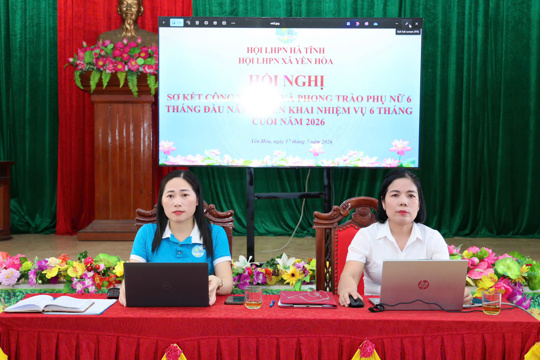 Hội LHPN xã Yên Hoà sơ kết công tác hội và phong trào phụ nữ 6 tháng đầu năm 2026