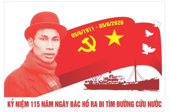 Kỷ niệm 115 năm ngày Chủ tịch Hồ Chí Minh ra đi tìm đường cứu nước (05/6/1911 - 05/6/2026) - Khát vọng độc lập dân tộc và hành trình mở đường cho cách mạng Việt Nam 