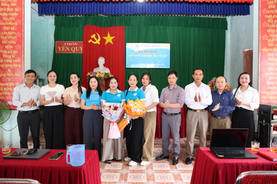 Yên Hòa ra mắt mô hình “Chi hội phụ nữ số” tại thôn Yên Quý 