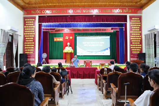 Yên Hòa họp hội đồng xác định mức độ khuyết tật
