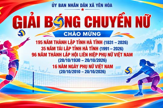 Kế hoạch tổ chức Giải Bóng chuyền nữ xã Yên Hòa
