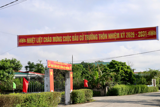 Bầu cử Trưởng thôn xã Yên Hòa, nhiệm kỳ 2026 - 2031: Mỗi lá phiếu - Một niềm tin - Một trách nhiệm