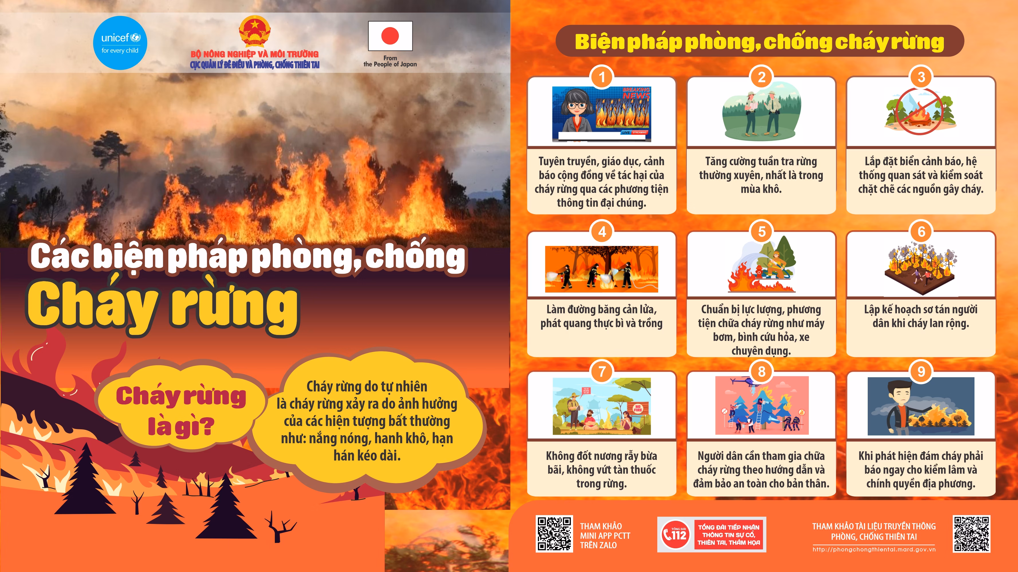 Các biện pháp phòng chống cháy rứng