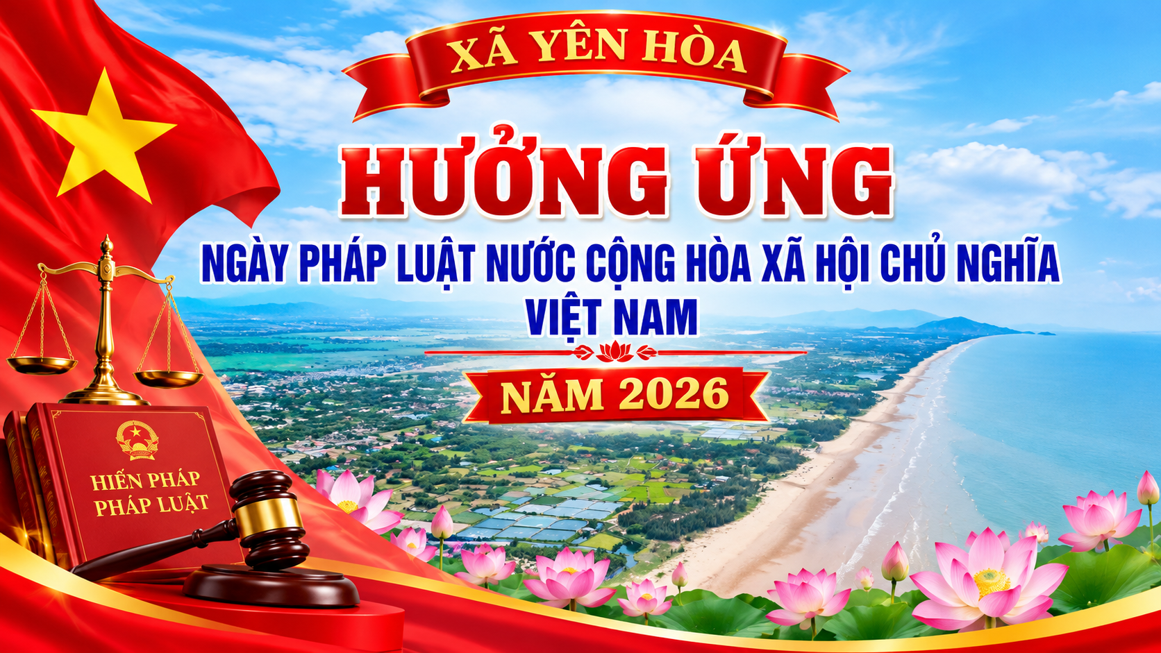 Xã Yên Hòa hưởng ứng ngày Pháp luật Nước Cộng hoà xã hội chủ nghĩa Việt Nam Năm 2026