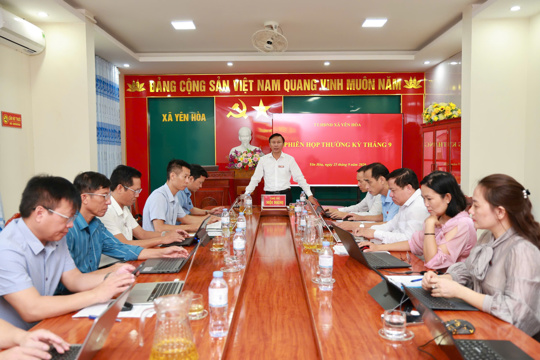 Thường trực HĐND xã Yên Hòa tổ chức phiên họp thường kỳ tháng 9  