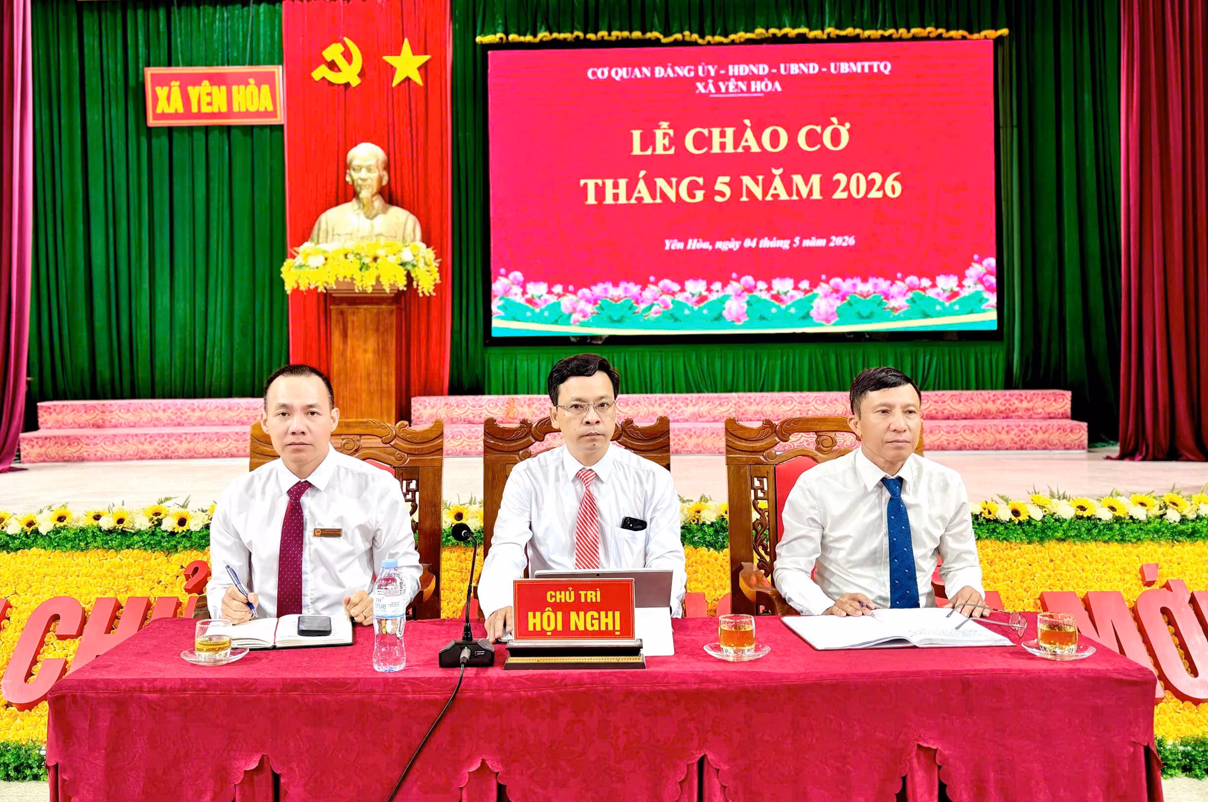 Yên Hoà duy trì nghiêm túc lễ chào cờ đầu tháng 5 – khơi dậy tinh thần trách nhiệm, quyết tâm hoàn thành nhiệm vụ