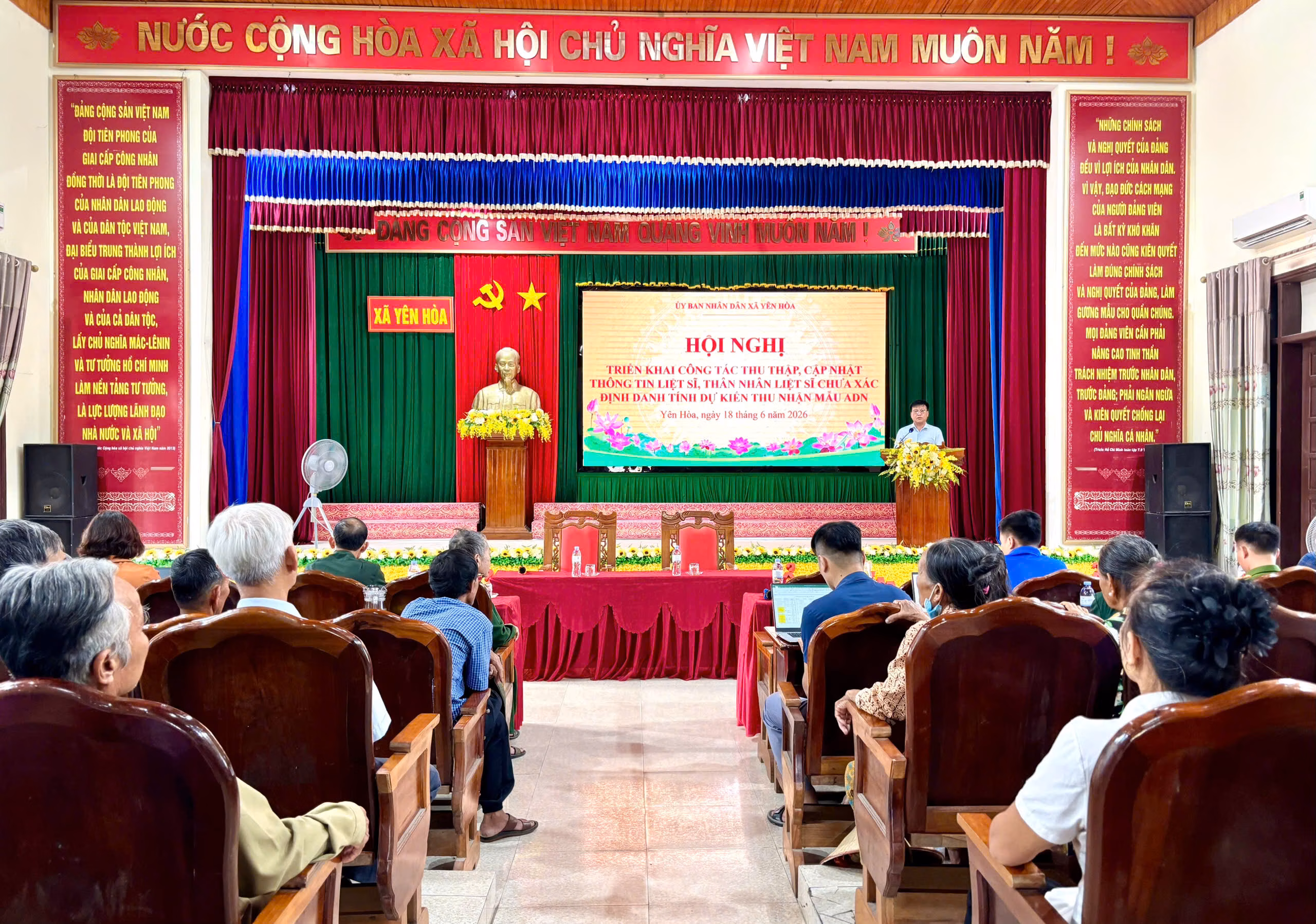 Yên Hòa triển khai thu thập, cập nhật thông tin liệt sĩ, thân nhân liệt sĩ chưa xác định danh tính dự kiến thu nhận mẫu ADN