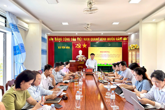 Xã Yên Hòa đánh giá hiệu quả, khả năng nhân rộng sáng kiến lĩnh vực giáo dục