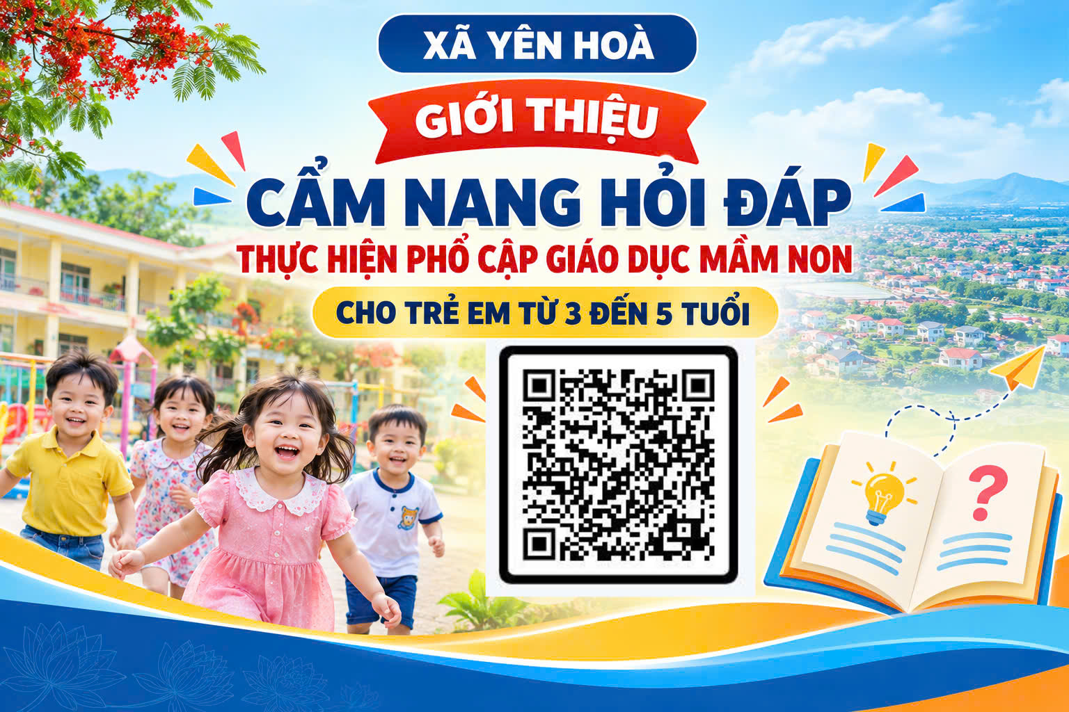 Cẩm nang hỏi đáp thực hiện phổ cập giáo dục mầm non cho trẻ em từ 3 đến 5 tuổi