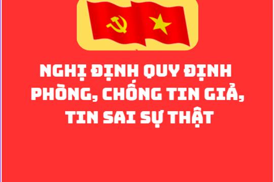 Nghị định quy định phòng, chống tin giả, tin sai sự thật