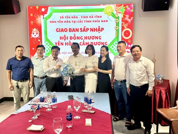 Hội đồng hương xã Yên Hòa tại các tỉnh phía phía Nam tổ chức giao ban sáp nhập hội đồng hương Yên Hòa – Cẩm Dương