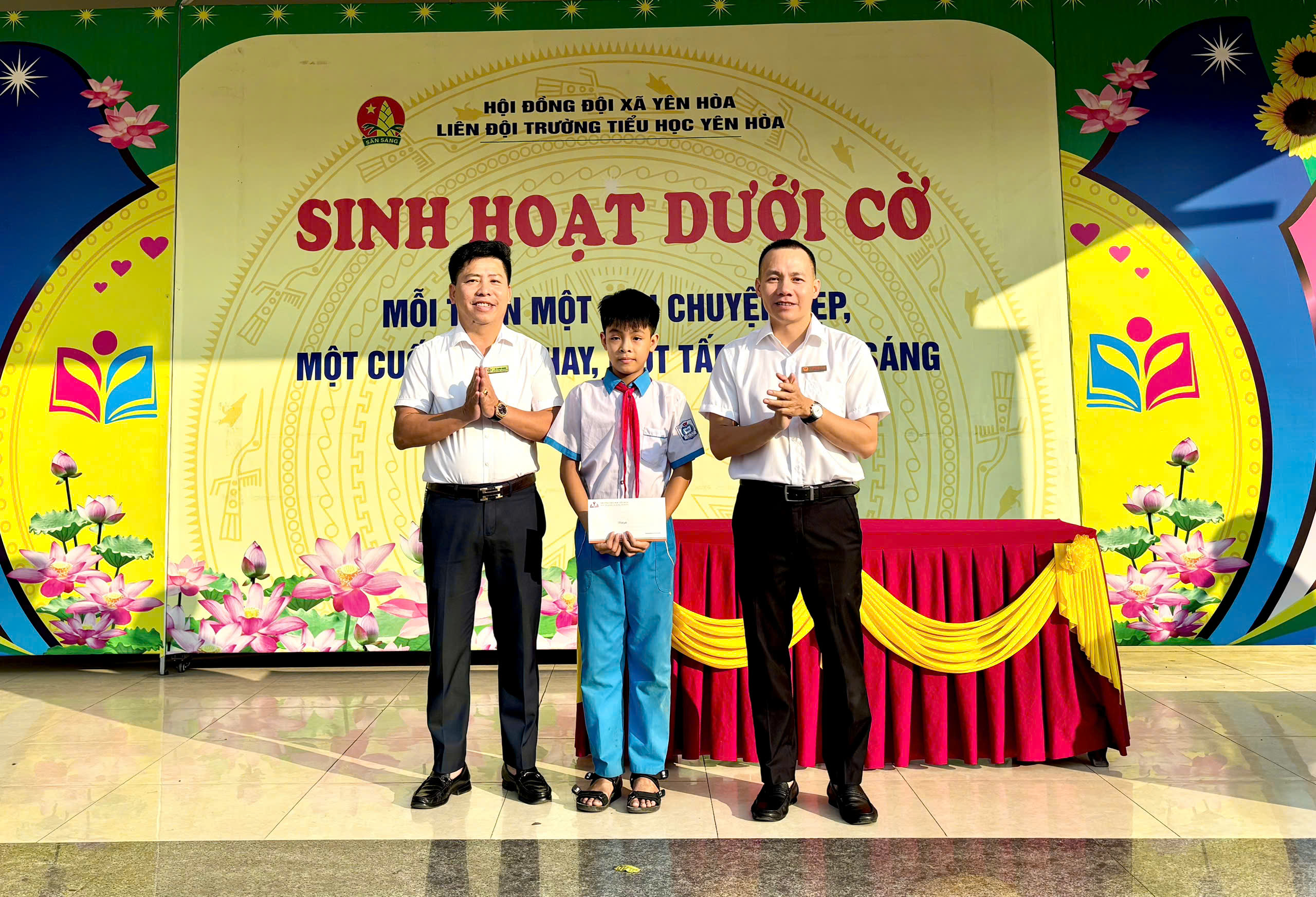 Xã Yên Hoà biểu dương học sinh đạt giải cao tại đại hội điền kinh – thể thao cấp tỉnh 